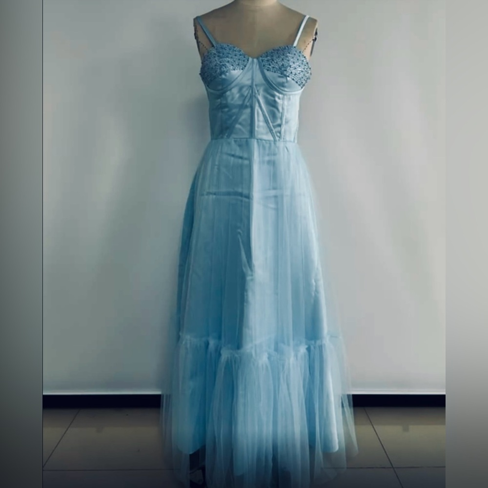 Pearl Sequenced A-line Dress